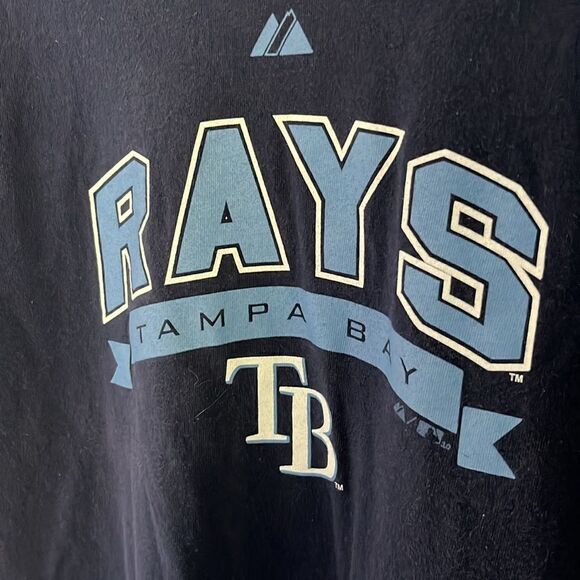 Tampa Bay Rays Authentic MLB Heavyweight Tee Shirt 2010 - Picture 6 of 8